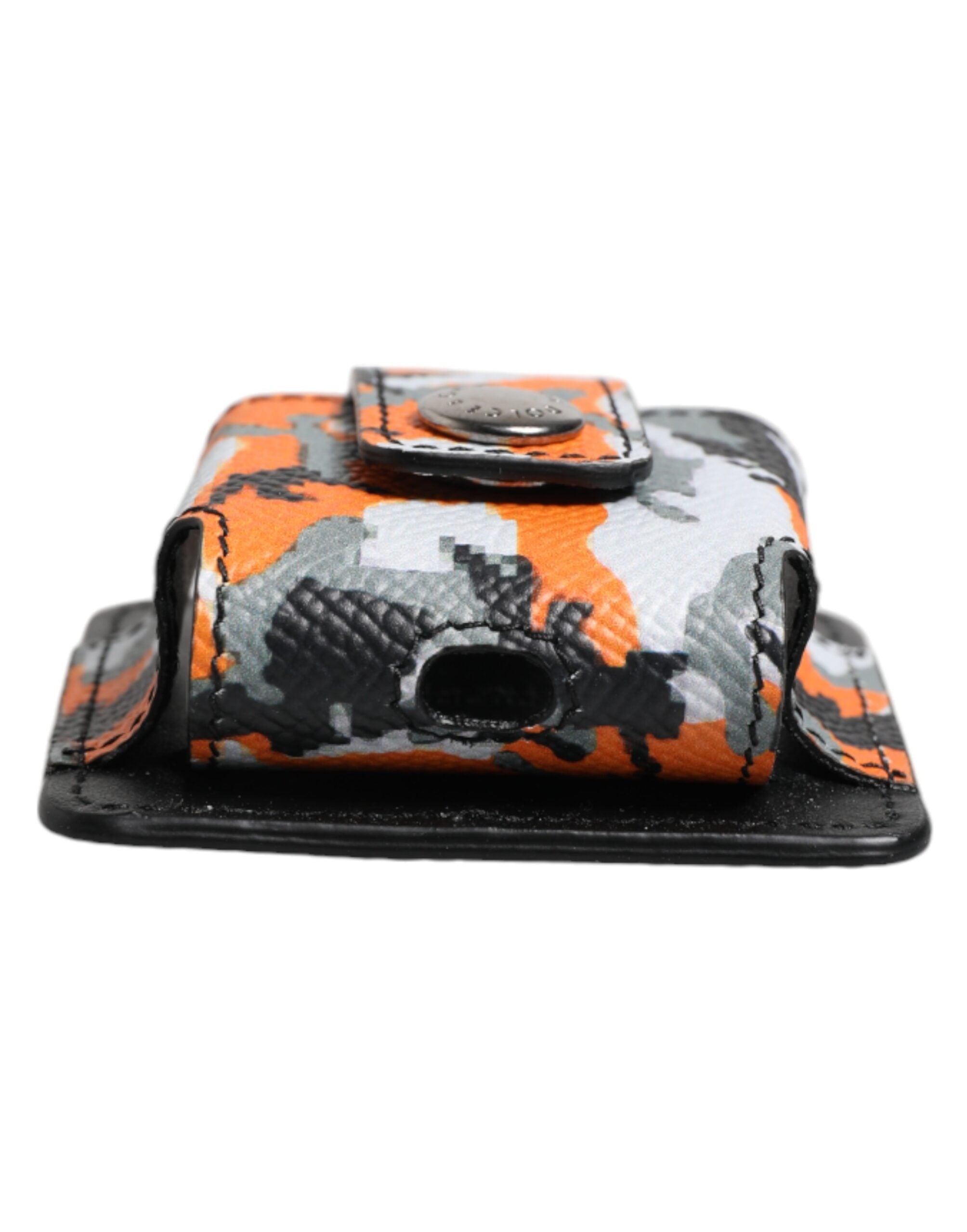 Dolce & Gabbana Dolce & Gabbana Multicolor Camouflage Leather Airpods Men's Case