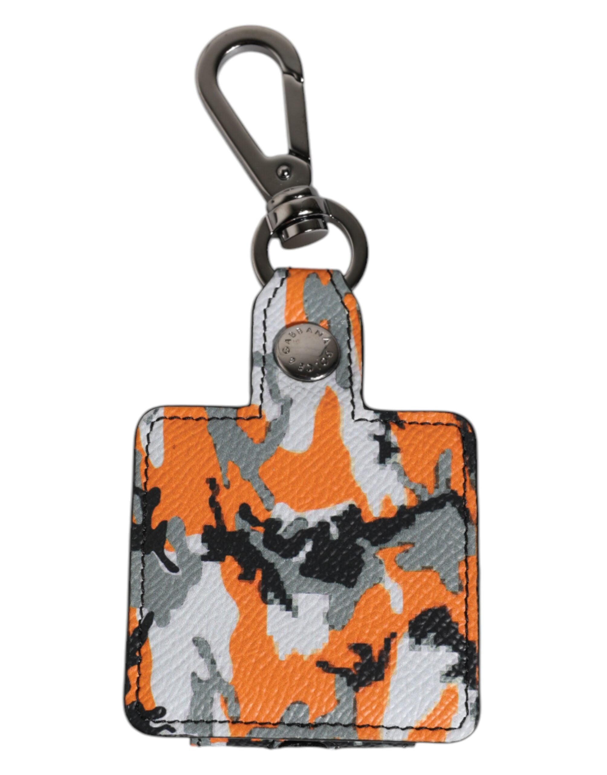 Dolce & Gabbana Dolce & Gabbana Multicolor Camouflage Leather Airpods Men's Case