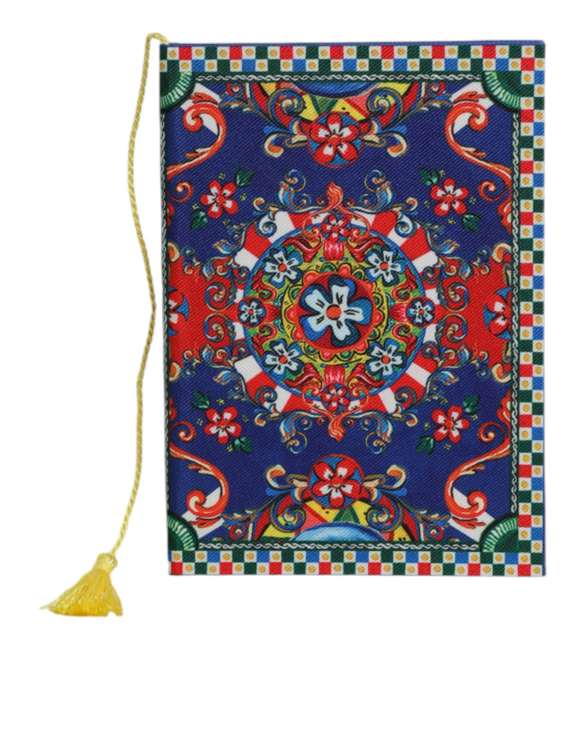 Dolce & Gabbana Dolce & Gabbana Multicolor Polyester Carretto Siciliano Print Men's Notebook