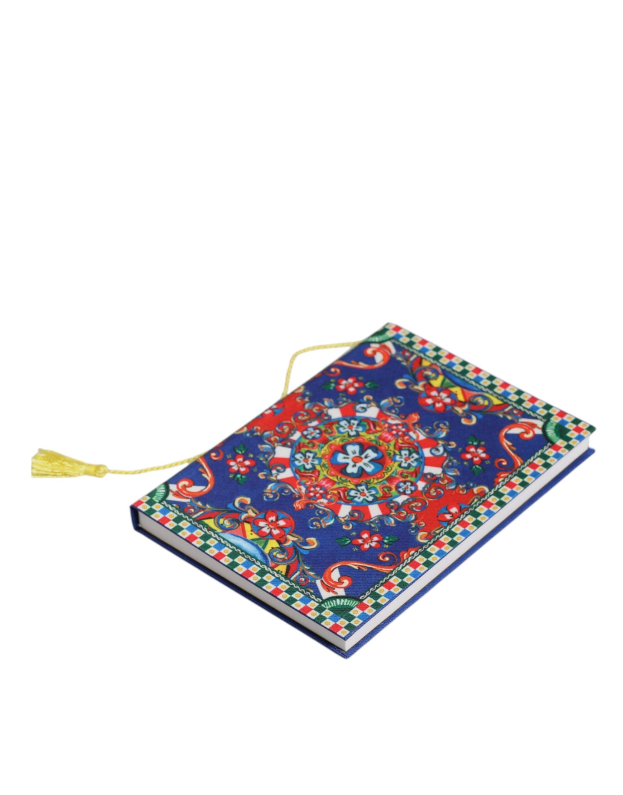 Dolce & Gabbana Dolce & Gabbana Multicolor Polyester Carretto Siciliano Print Men's Notebook
