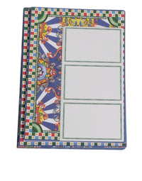 Dolce & Gabbana Dolce & Gabbana Multicolor Carretto Siciliano Envelope Post Card Men's Holder