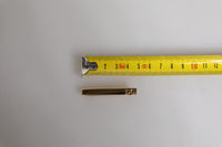 Dolce & Gabbana Dolce & Gabbana Gold Tone Brass Logo Branded Tie Clip Men's Bar