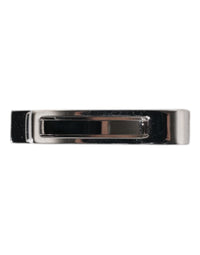 Dolce & Gabbana Dolce & Gabbana Silver Tone Brass Logo Branded Tie Clip Men's Bar