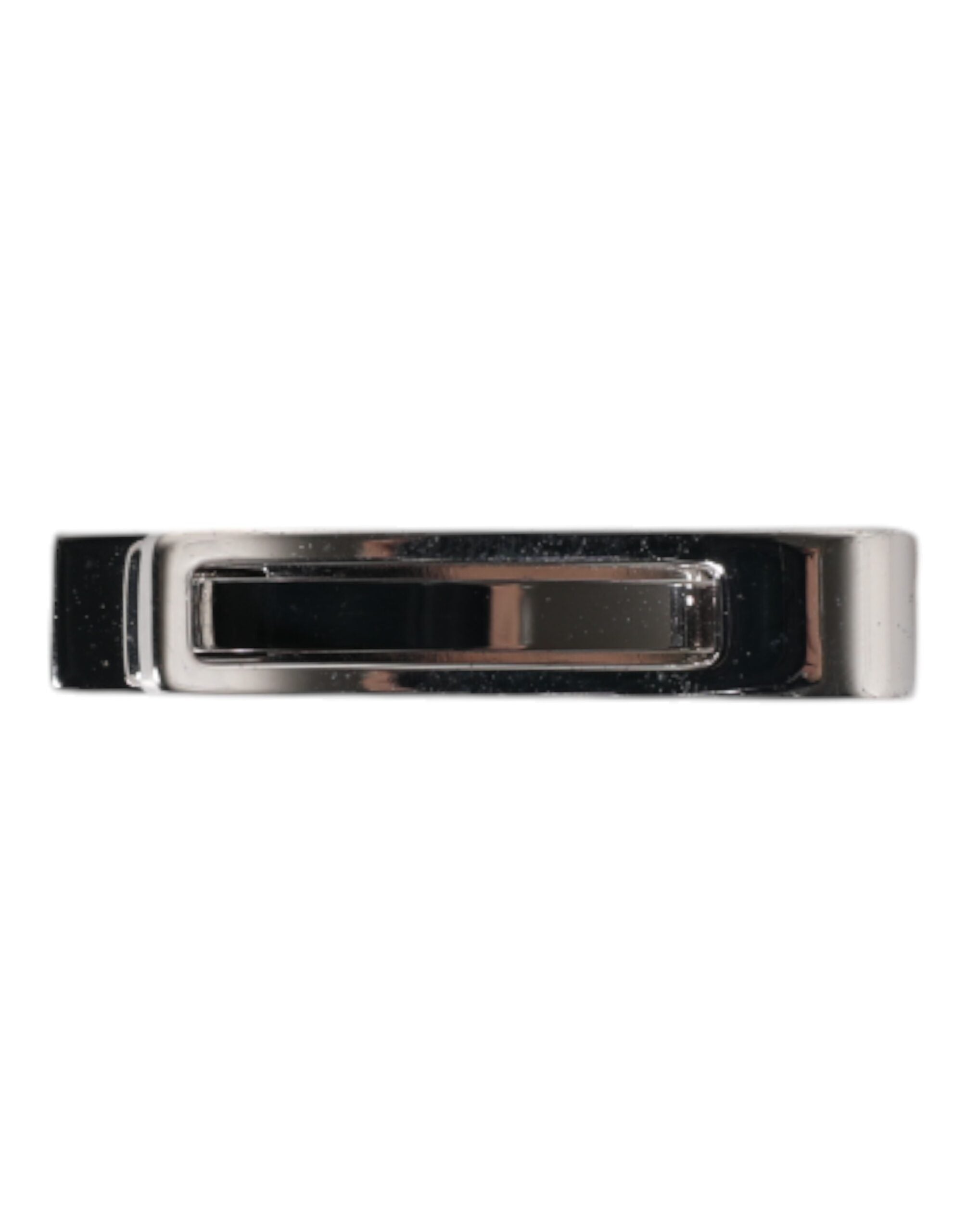 Dolce & Gabbana Dolce & Gabbana Silver Tone Brass Logo Branded Tie Clip Men's Bar