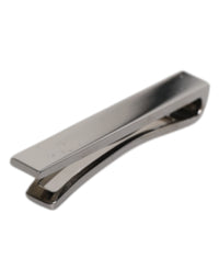 Dolce & Gabbana Dolce & Gabbana Black Tone Brass Logo Branded Tie Clip Men's Bar