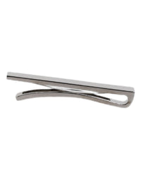 Dolce & Gabbana Dolce & Gabbana Black Tone Brass Logo Branded Tie Clip Men's Bar