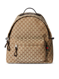 Gucci Men Gg Fabric Backpack Medium Size