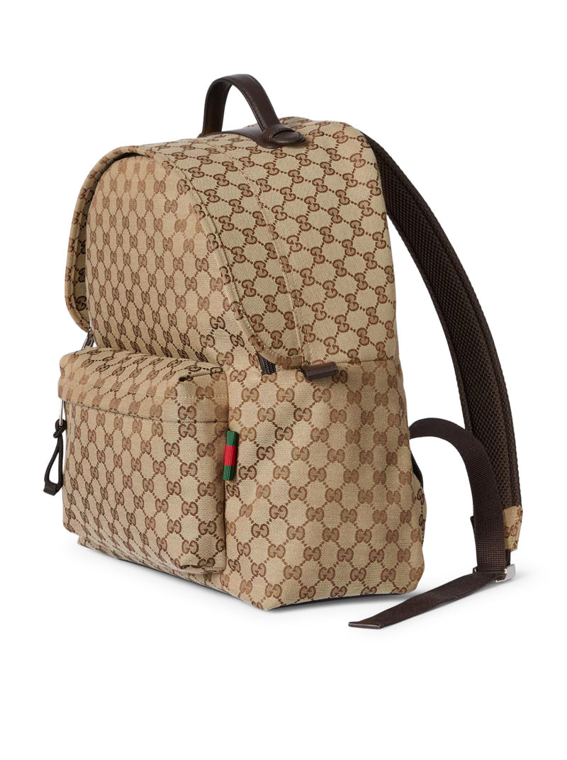 Gucci Men Gg Fabric Backpack Medium Size