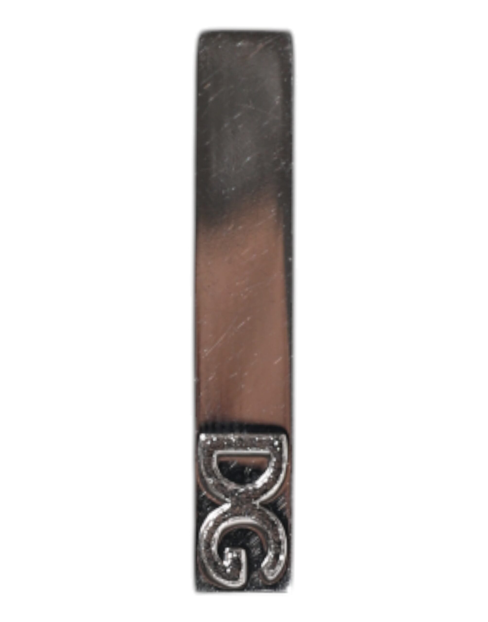 Dolce & Gabbana Dolce & Gabbana Silver Tone Brass Logo Branded Tie Clip Men's Bar