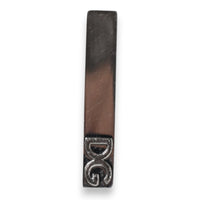 Dolce & Gabbana Dolce & Gabbana Silver Tone Brass Logo Branded Tie Clip Men's Bar