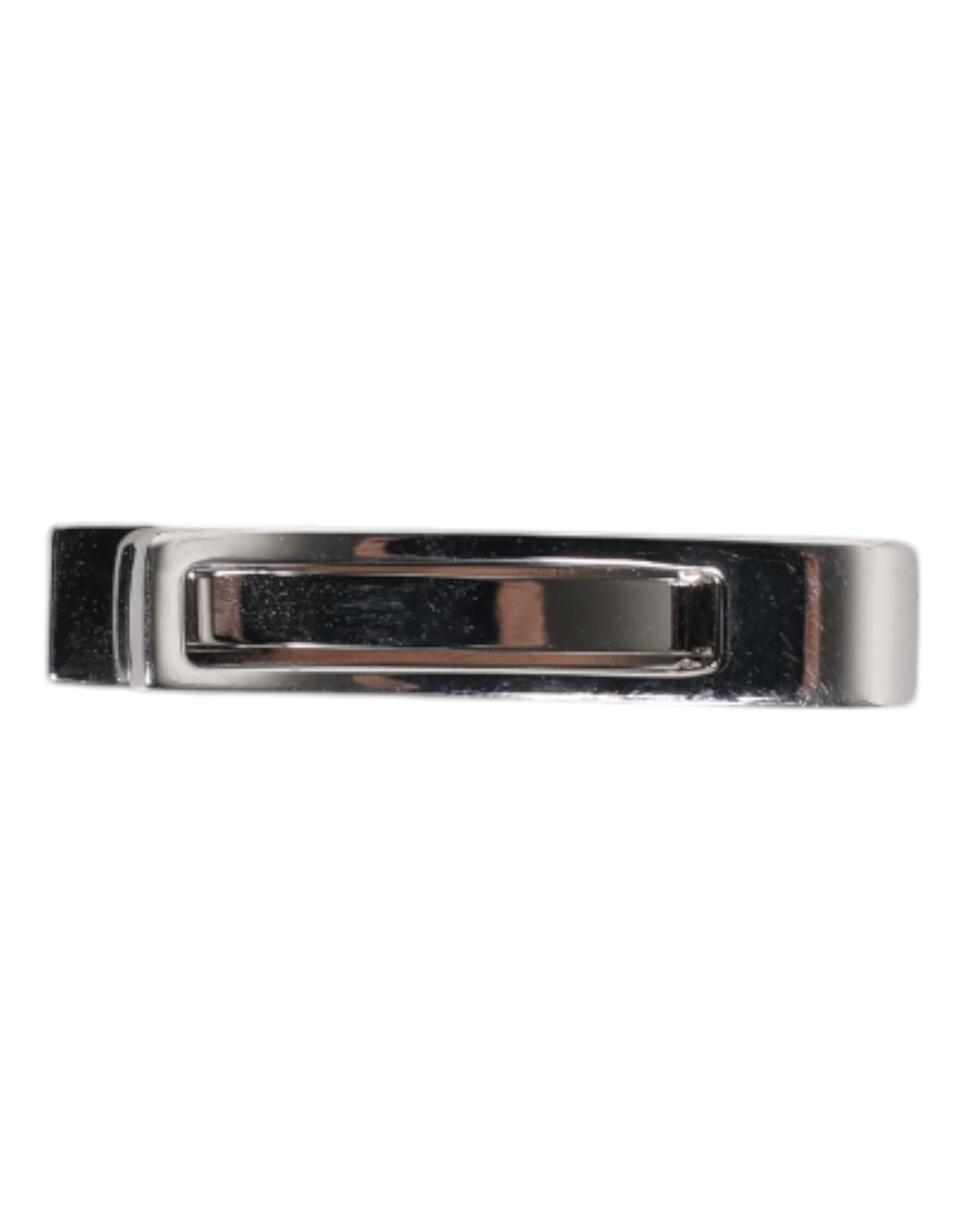 Dolce & Gabbana Dolce & Gabbana Silver Tone Brass Logo Branded Tie Clip Men's Bar