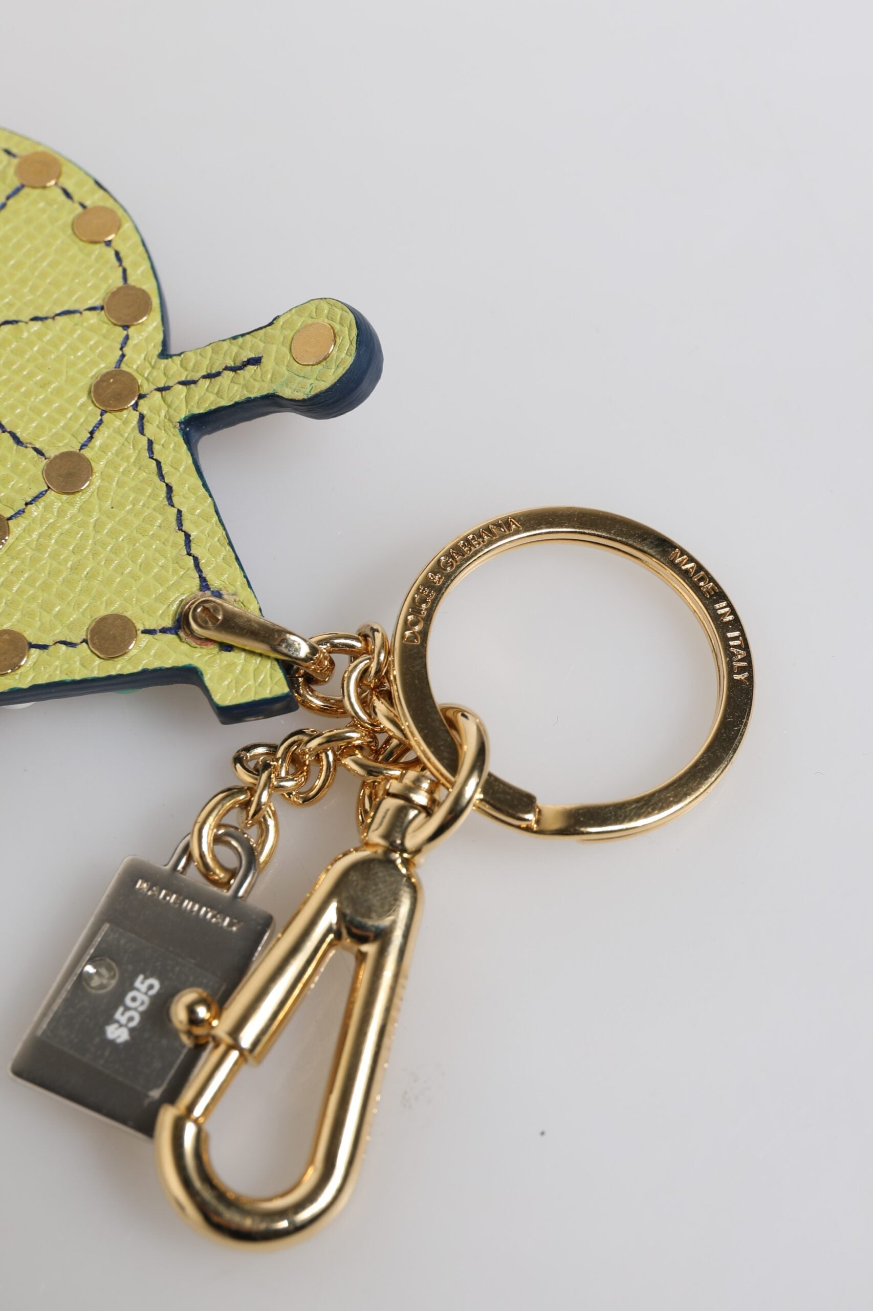 Dolce & Gabbana Dolce & Gabbana Multicolor Gold Tone Carretto Keychain Women's Keyring