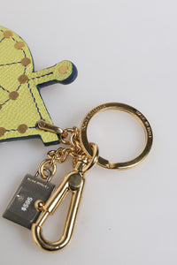 Dolce & Gabbana Dolce & Gabbana Multicolor Gold Tone Carretto Keychain Women's Keyring
