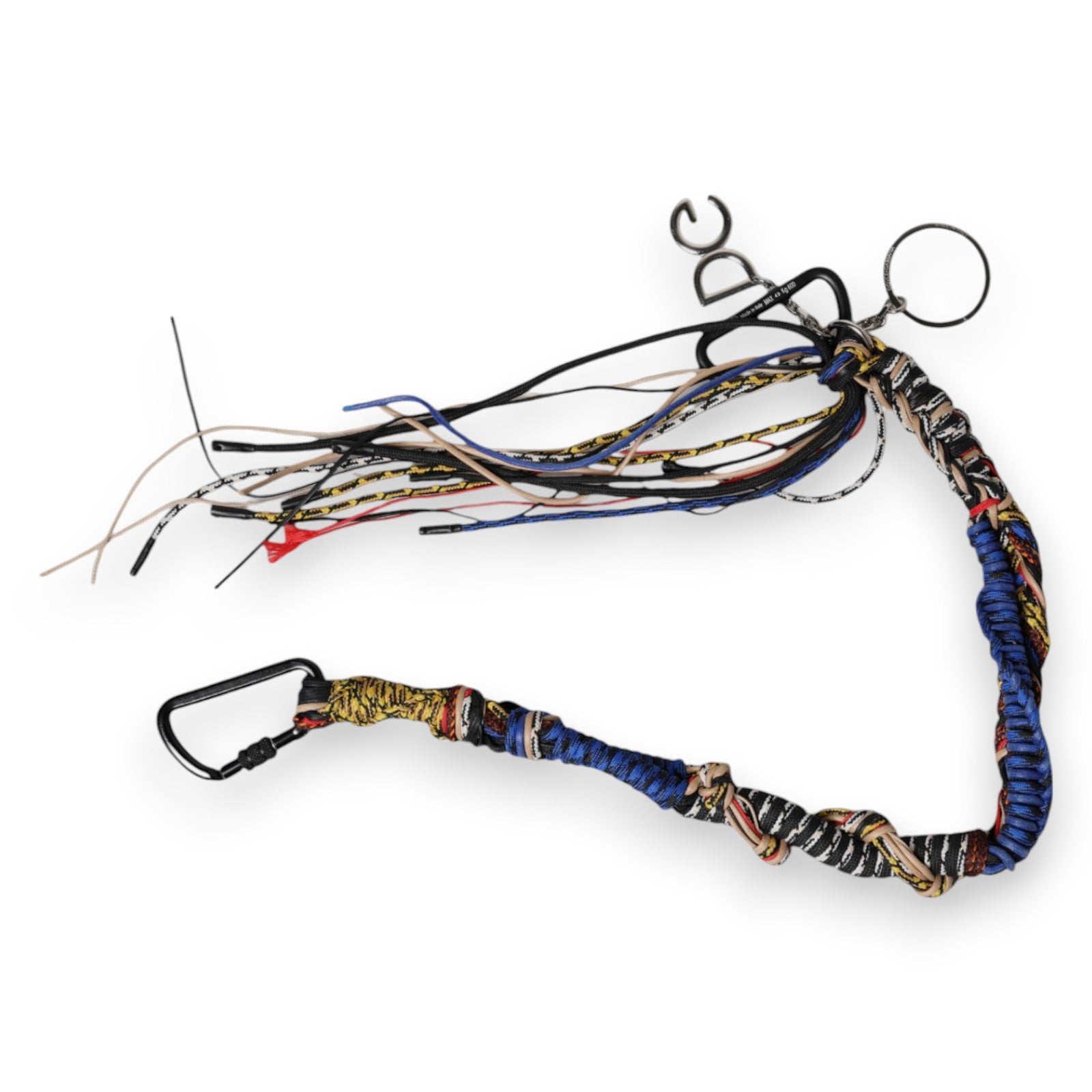 Dolce & Gabbana Dolce & Gabbana Multicolor Braided Rope Logo Bag Shoulder Women's Strap