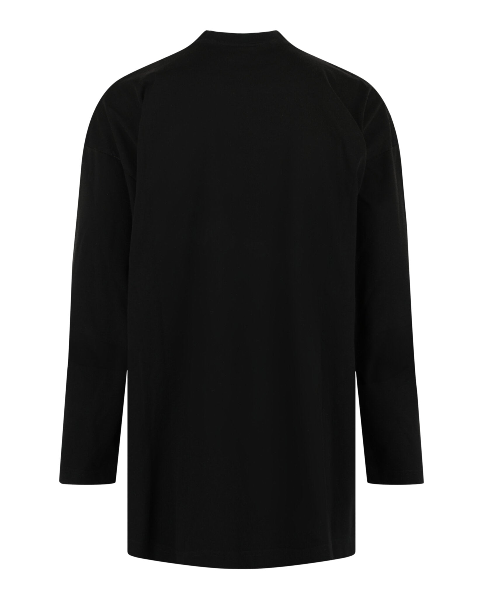 Balenciaga Balenciaga Mens Distressed Logo Long Sleeve Shirt