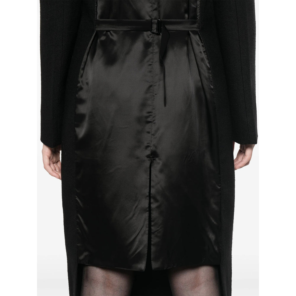 Prada Black Coats - Double Breasted & Peacoats Women
