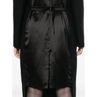 Prada Black Coats - Double Breasted & Peacoats Women