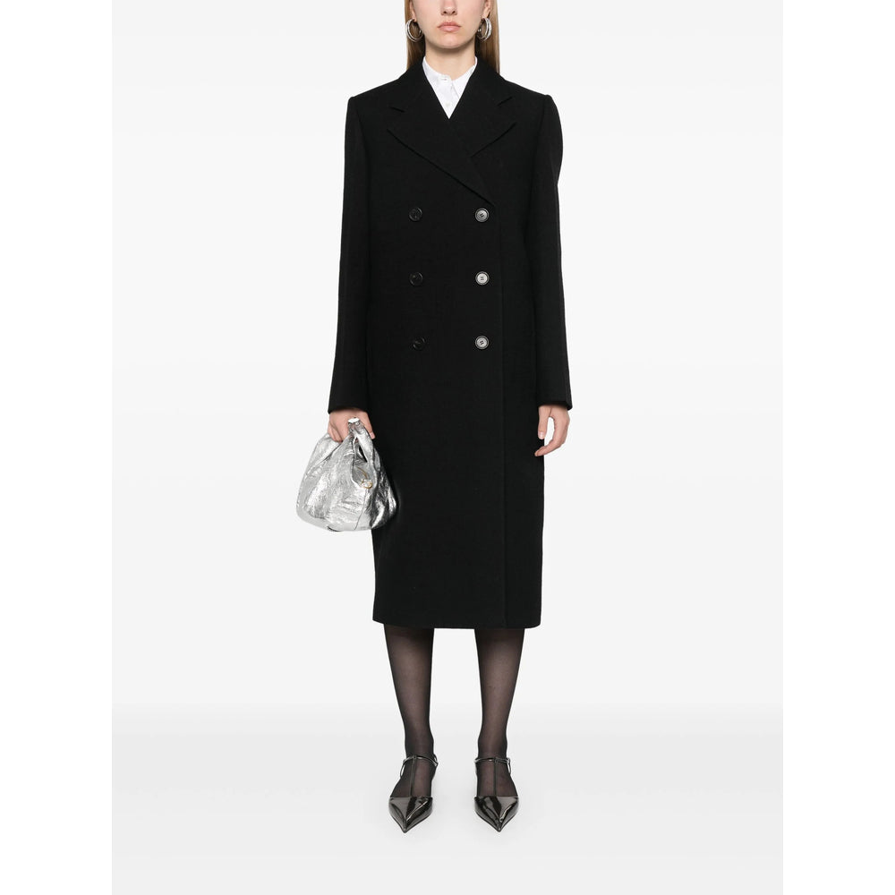 Prada Black Coats - Double Breasted & Peacoats Women