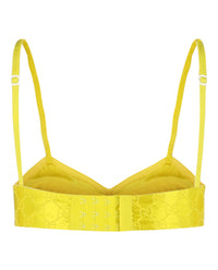 Gucci Womens Embroidered Silk Bra
