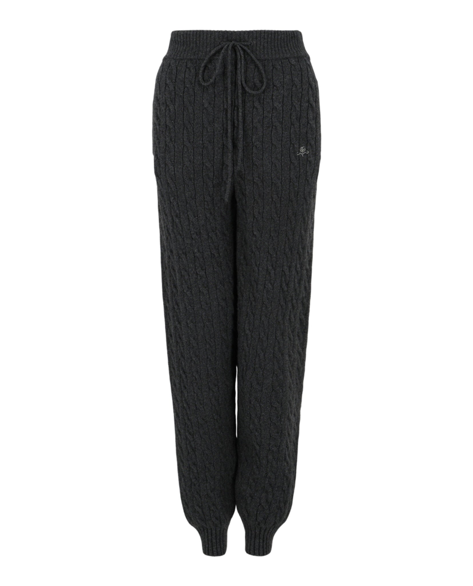 Gucci Womens Woven Cashmere Joggers