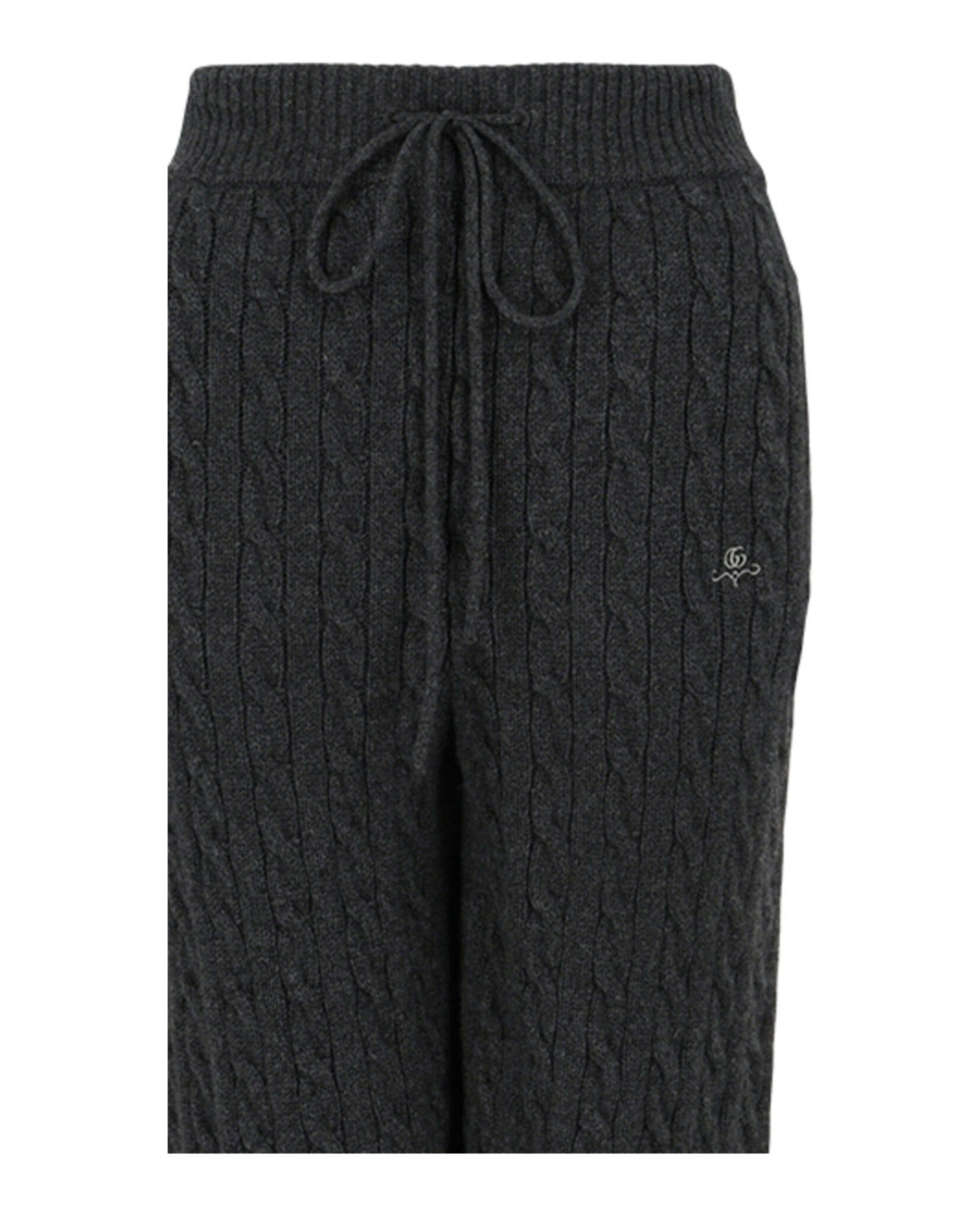 Gucci Womens Woven Cashmere Joggers