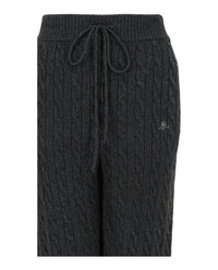 Gucci Womens Woven Cashmere Joggers