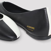 JACQUEMUS Les Ballerines Ovalo In Two-Toned Leather Women