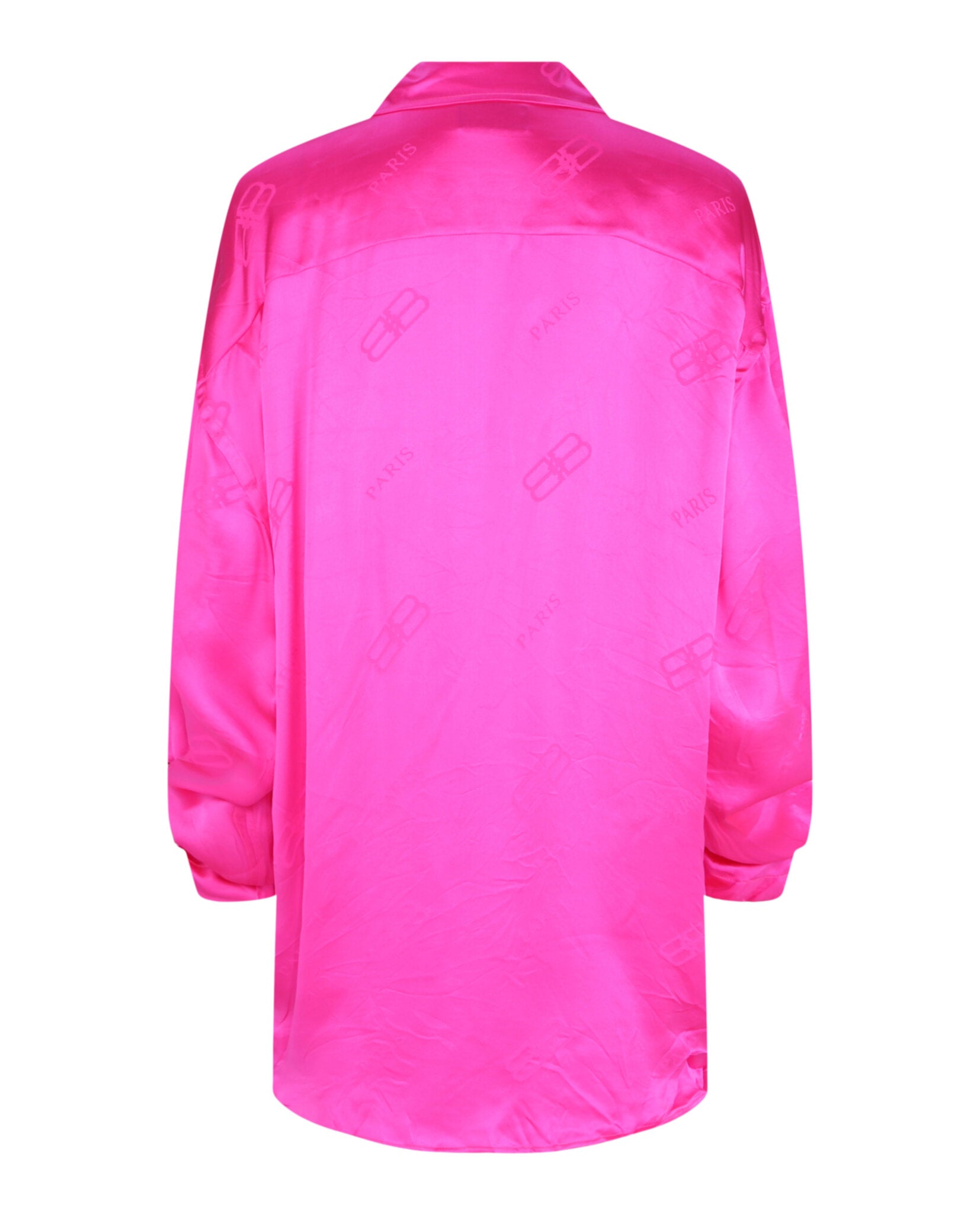 Balenciaga Balenciaga Womens BB Monogram Silk Shirt