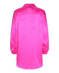 Balenciaga Balenciaga Womens BB Monogram Silk Shirt