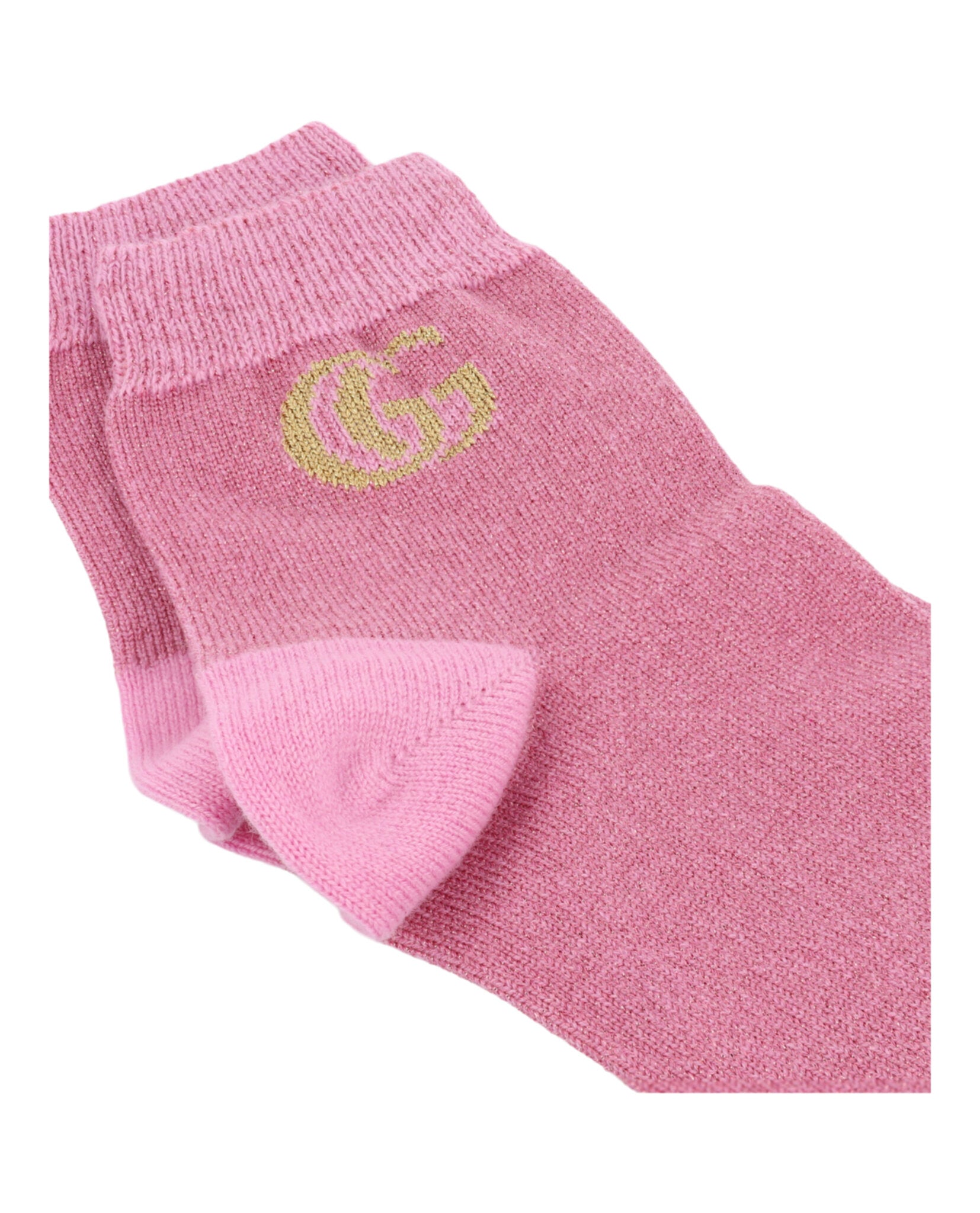 Gucci Womens GG Lurex Socks