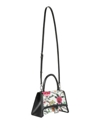 Gucci Womens X Balenciaga Small Flora Hourglass Shoulder Bag
