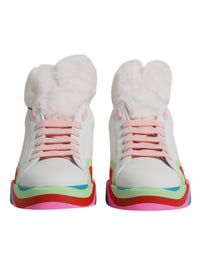 Dolce & Gabbana Multicolor Low Top Trainers Sneakers Women's Shoes
