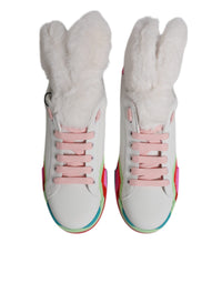 Dolce & Gabbana Multicolor Low Top Trainers Sneakers Women's Shoes