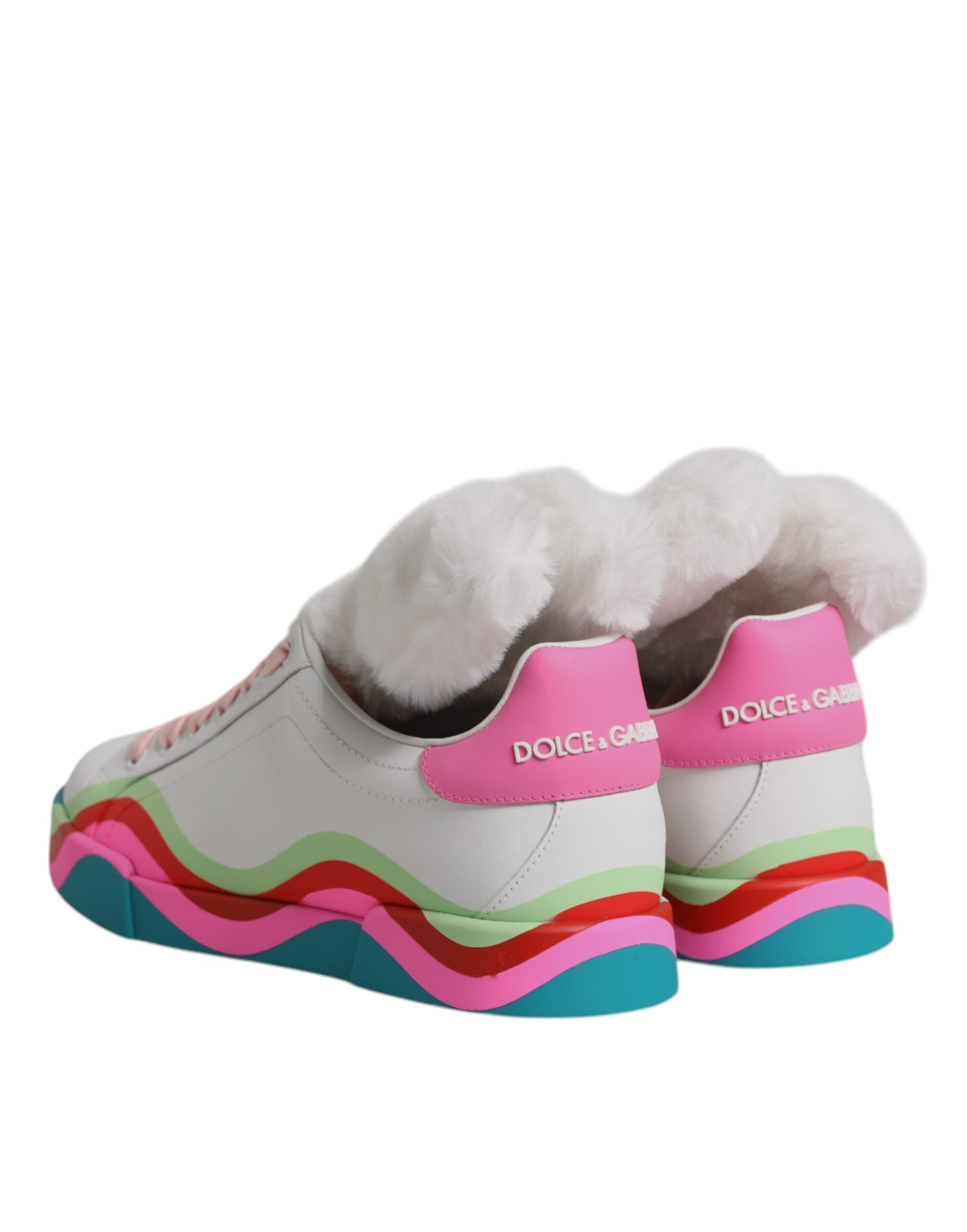 Dolce & Gabbana Multicolor Low Top Trainers Sneakers Women's Shoes