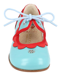 Gucci Girls Scalloped-Trim Dress Shoes