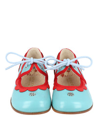 Gucci Girls Scalloped-Trim Dress Shoes