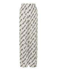 Balenciaga Womens Scribble Silk Jacquard Pajama Pants
