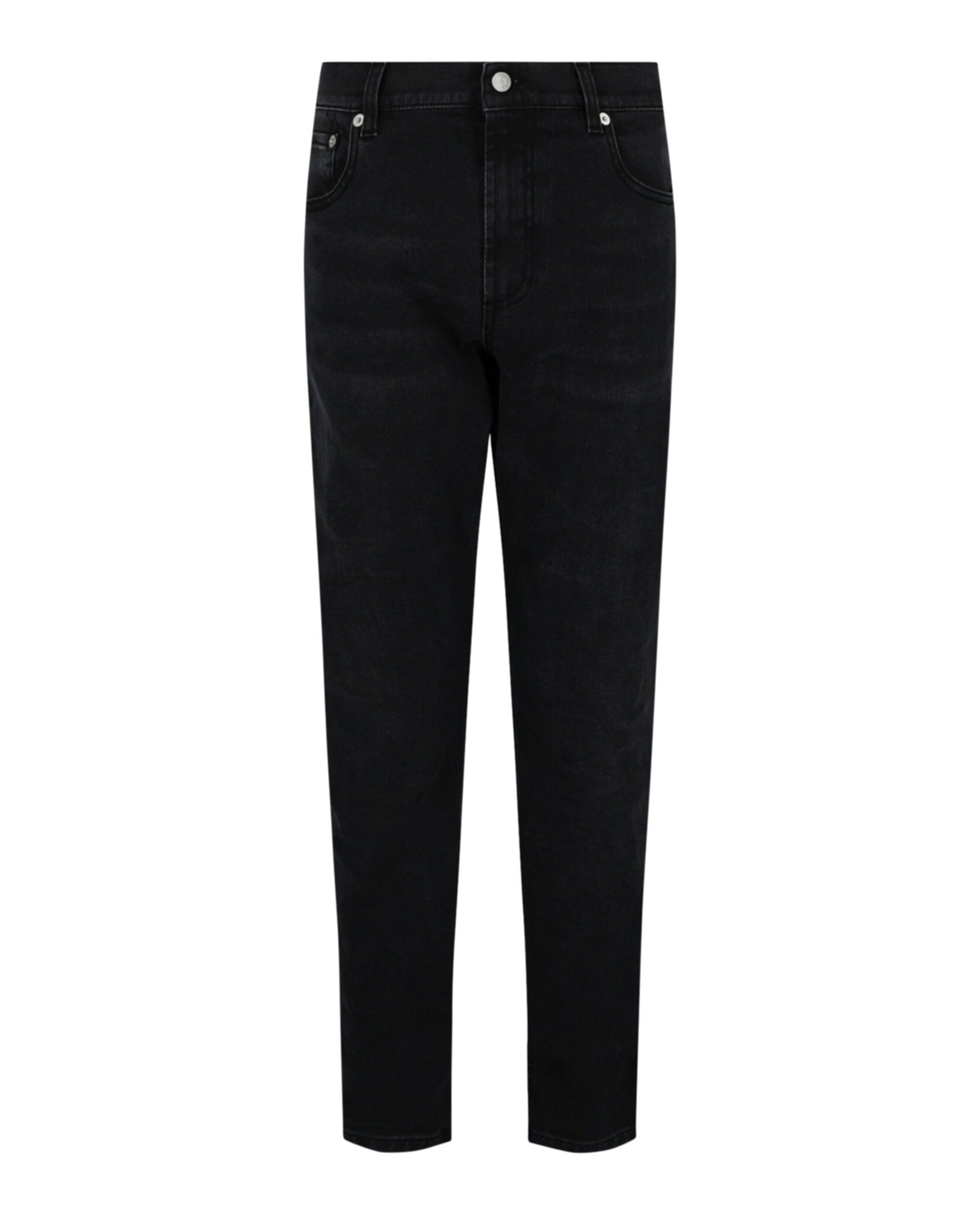 Alexander McQueen Mens Graffiti Denim Jeans