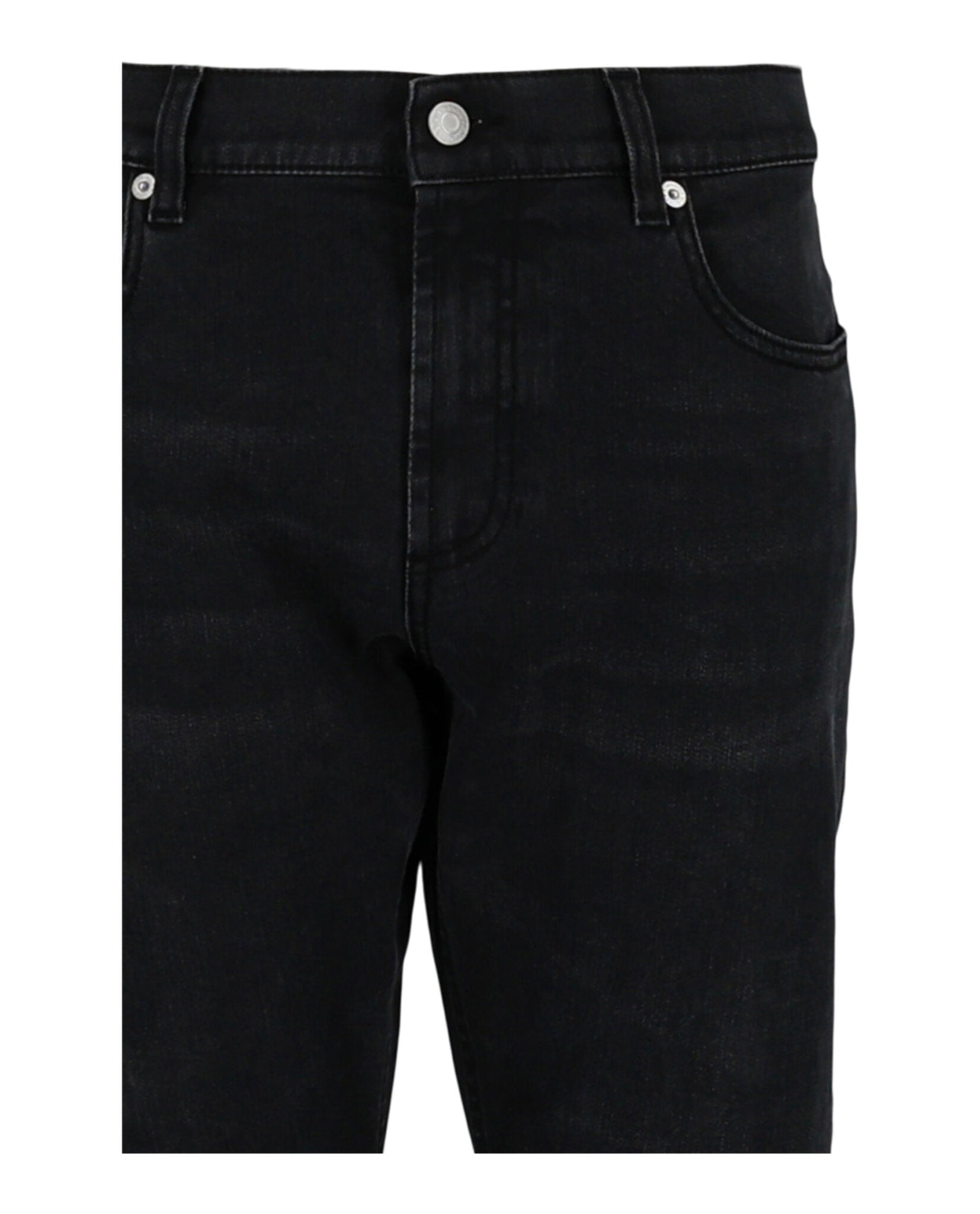Alexander McQueen Mens Graffiti Denim Jeans