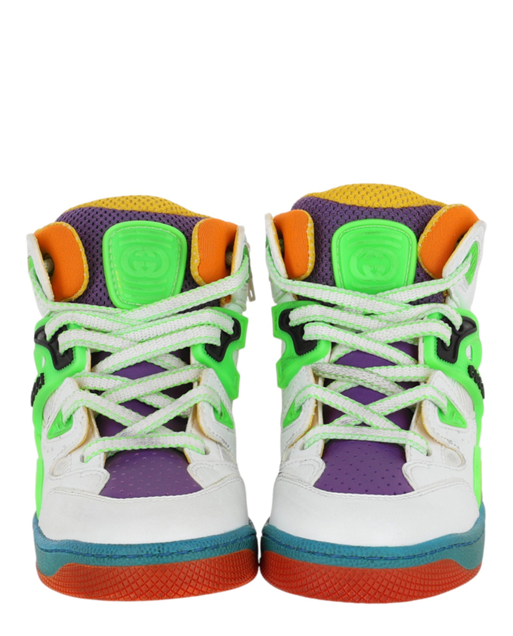 Gucci Unisex-Child Colorblock High-Top Sneakers