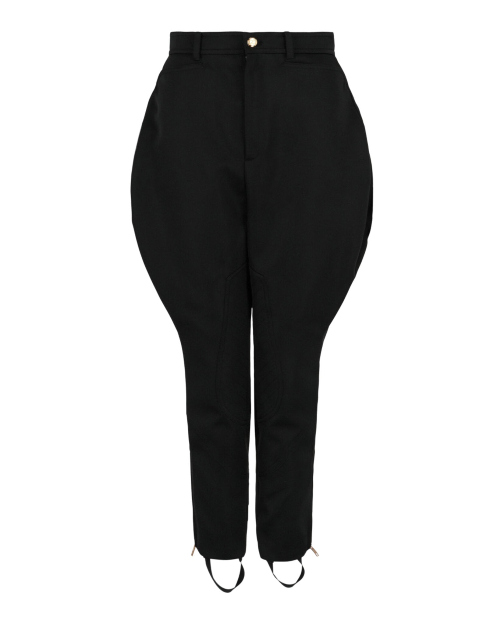 Gucci Womens Satin Stirrup Pants