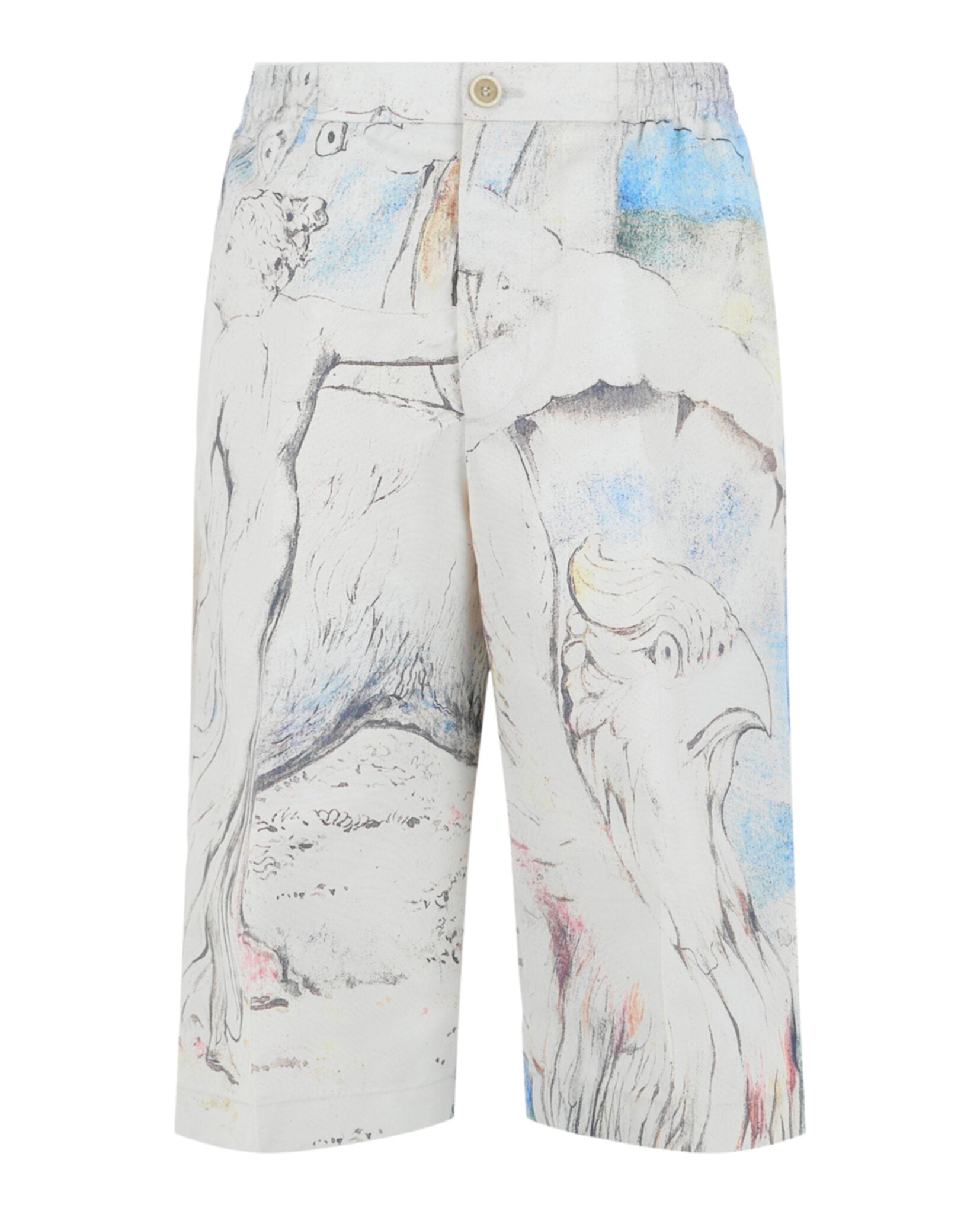 Alexander McQueen Mens William Blake Dante Shorts