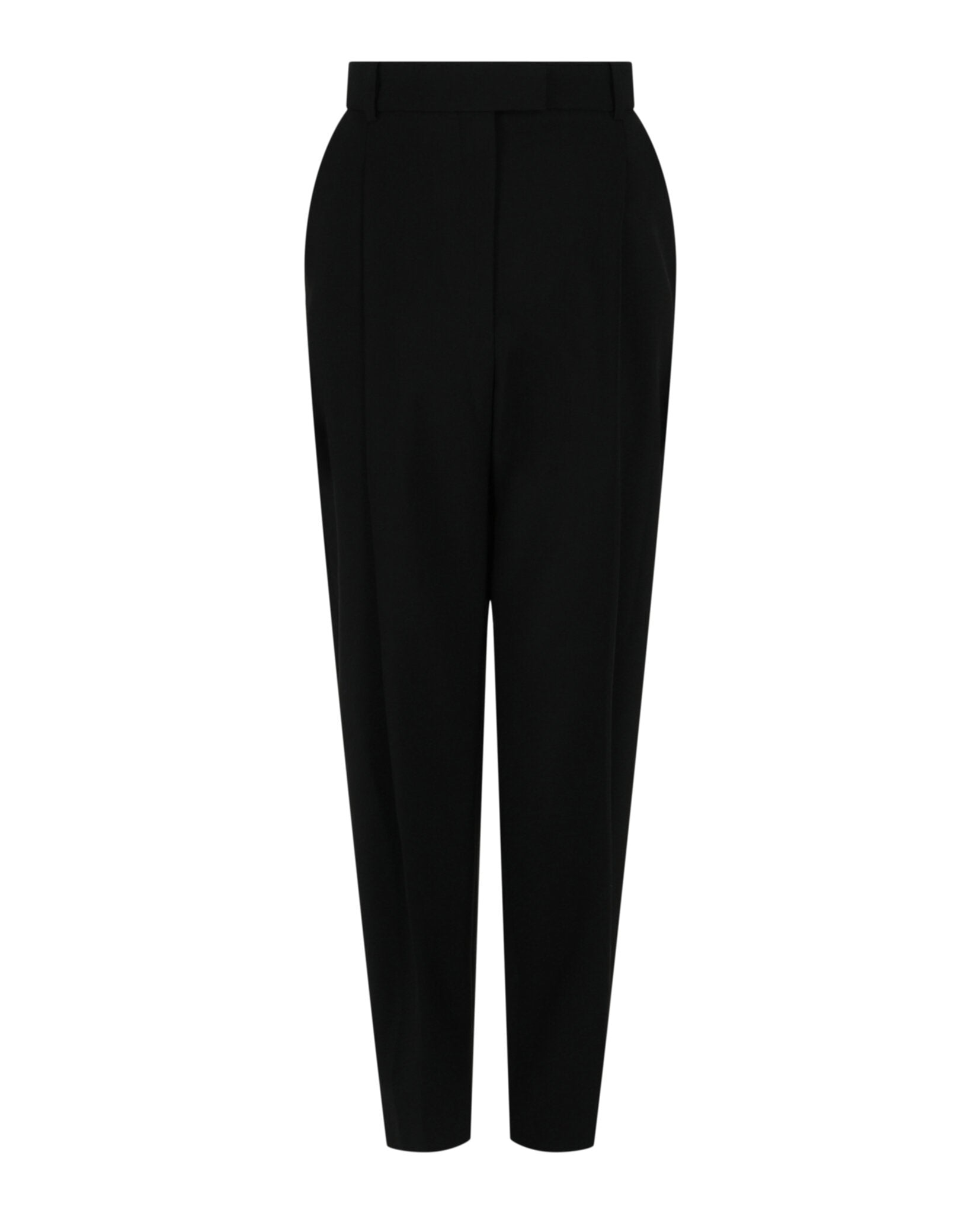 Alexander McQueen Alexander McQueen Womens Pleated Wool Trousers