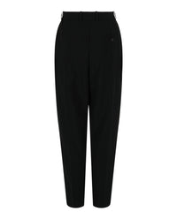Alexander McQueen Alexander McQueen Womens Pleated Wool Trousers