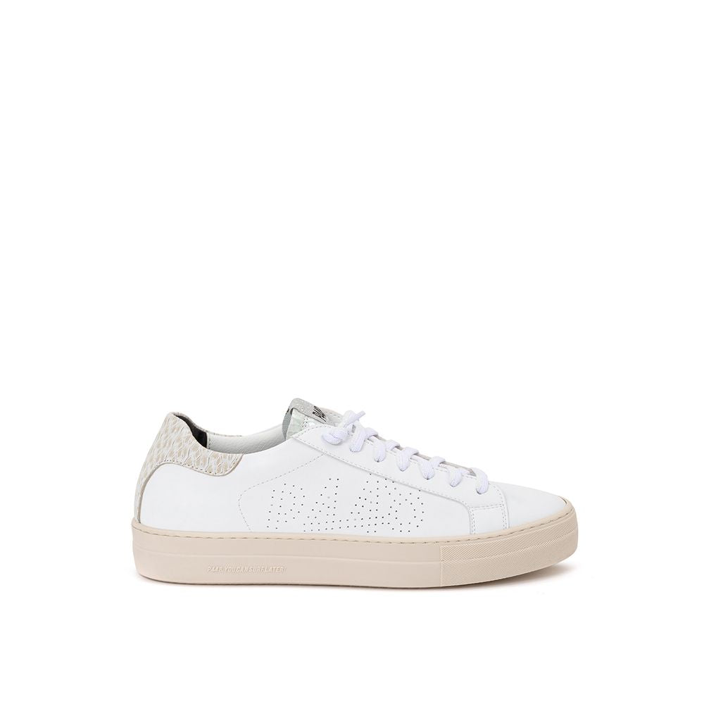 P448 P448 White Leather Women's Sneakers