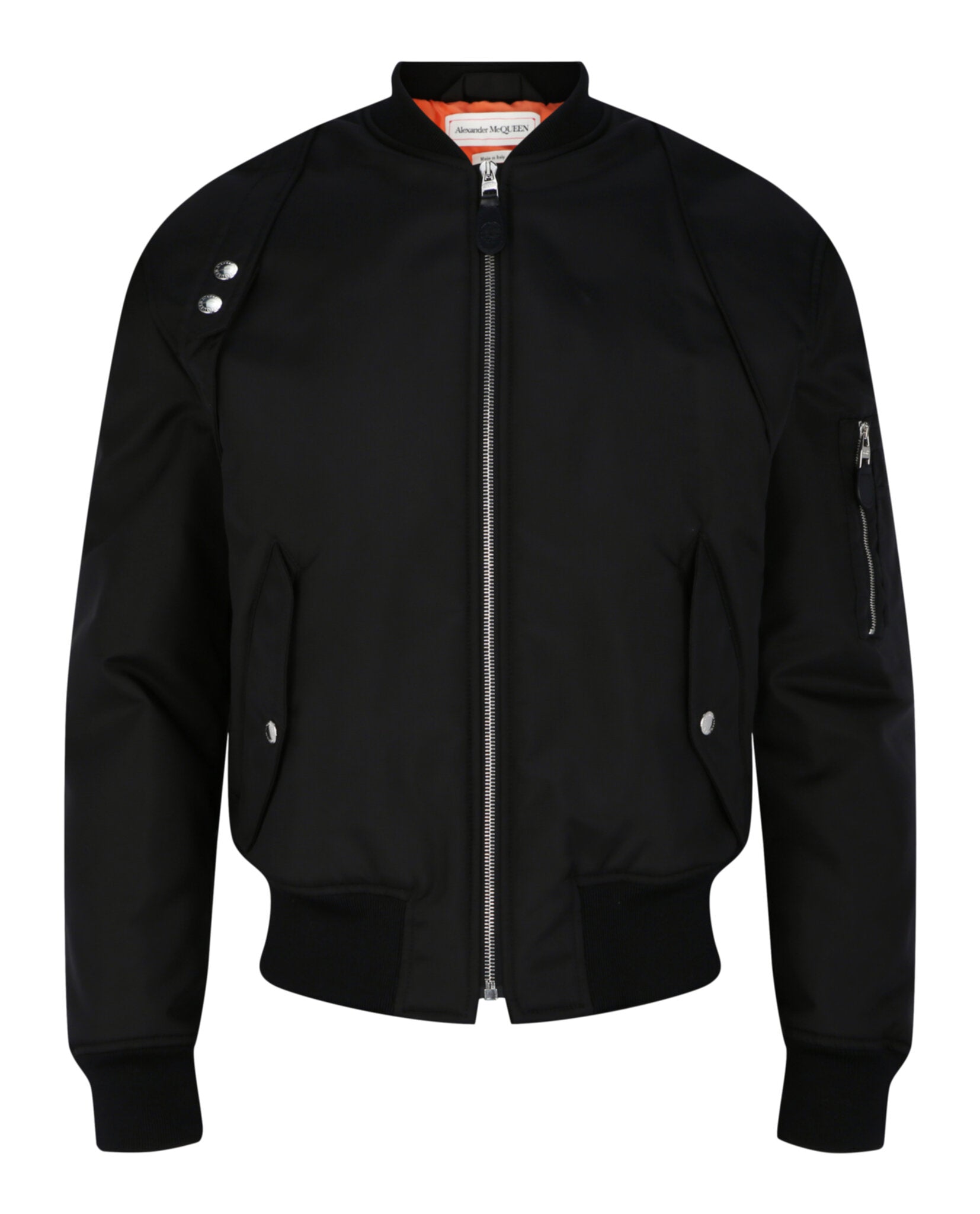 Alexander McQueen Mens Harness Ma-1 Bomber Jacket