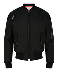 Alexander McQueen Mens Harness Ma-1 Bomber Jacket