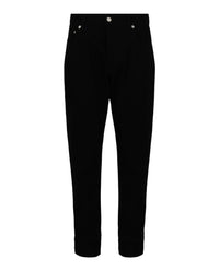Alexander McQueen Mens Logo Embroidered Jeans