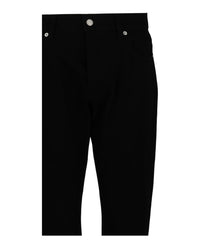 Alexander McQueen Mens Logo Embroidered Jeans