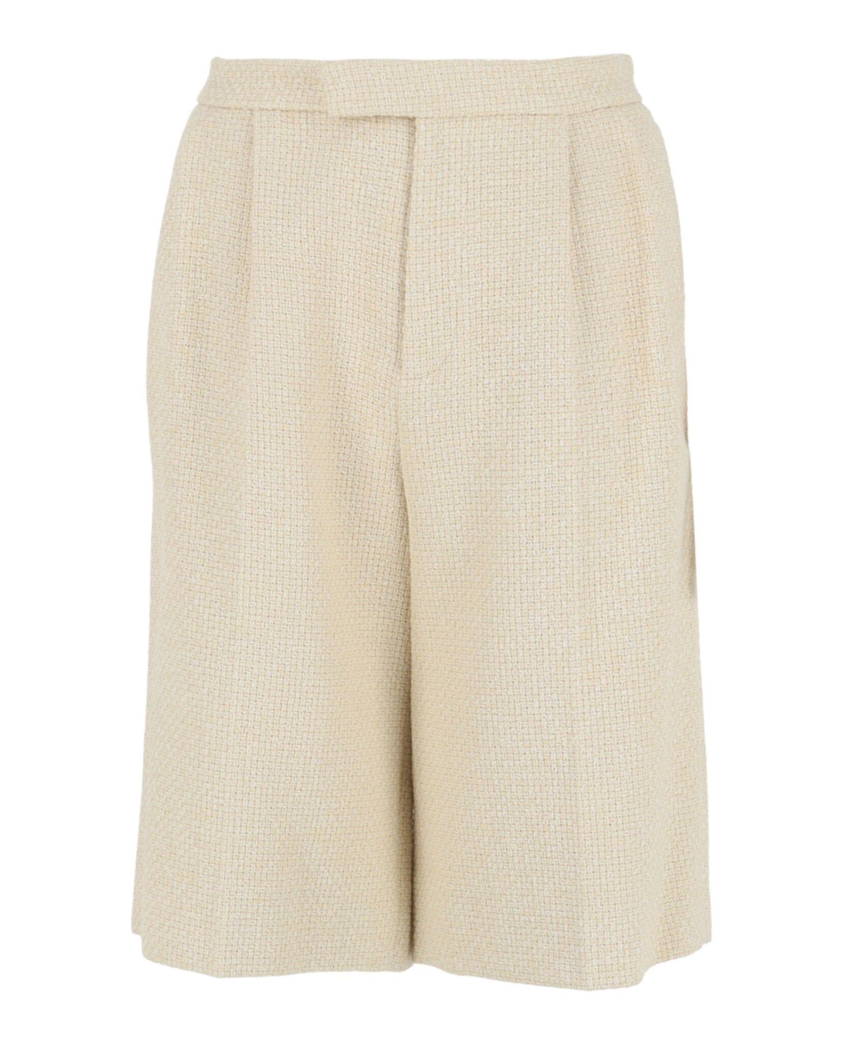 Gucci Womens High Rise Tweed Shorts